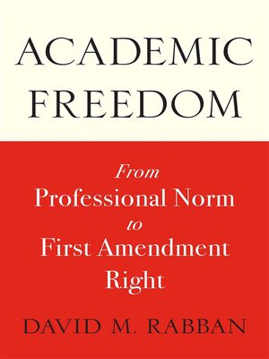 cover image of Academic Freedom